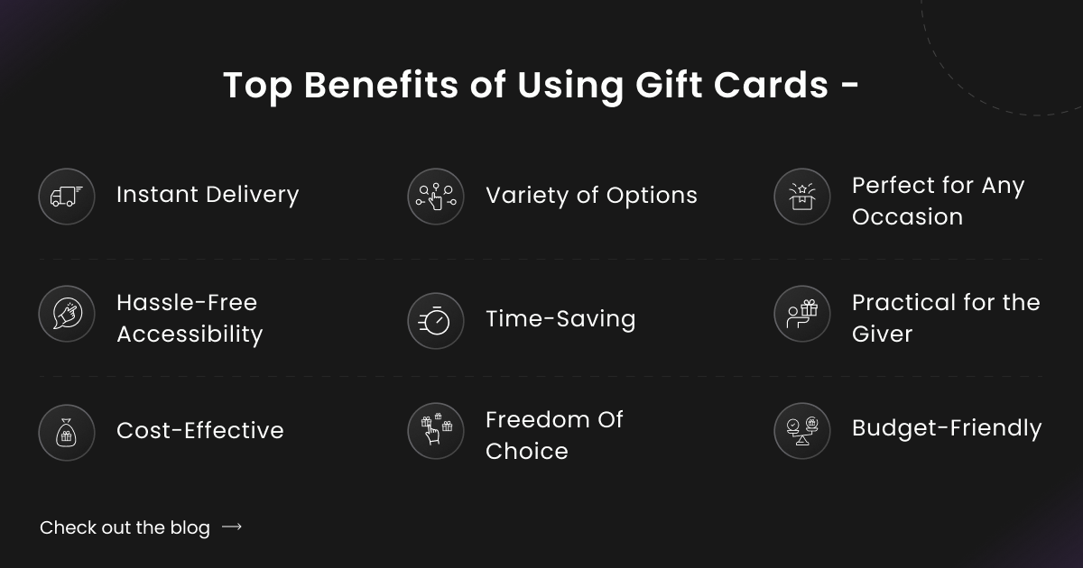 Top Benefits of Using Gift Cards and vouchers - Zpay