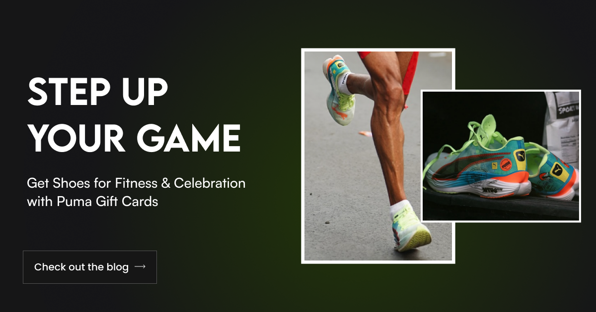 Puma Gift Cards for Perfect Shoes - Zpay