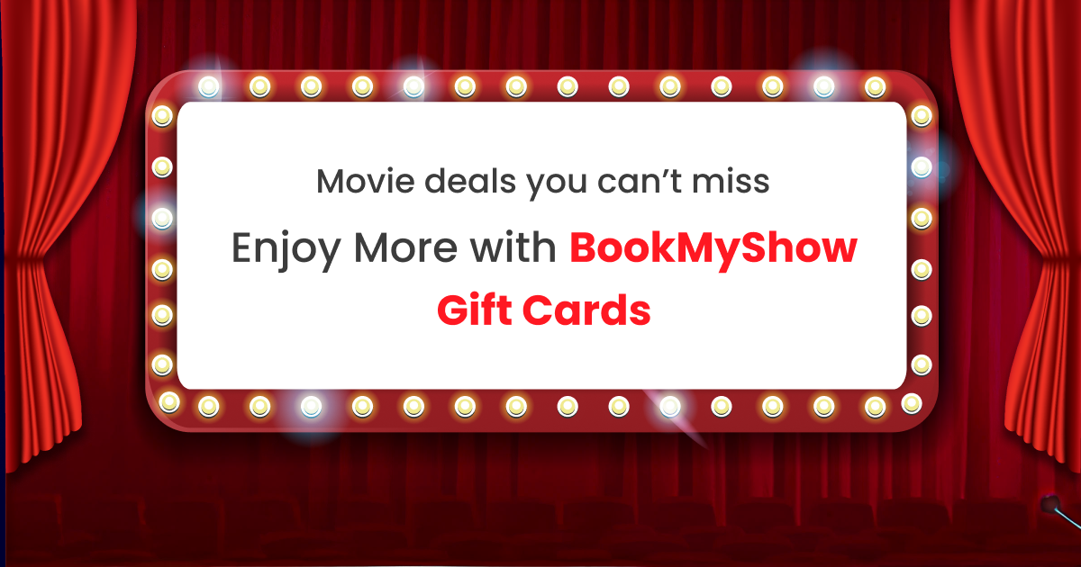 BookMyShow Gift Card and Voucher Offer for All Movies - Zpay