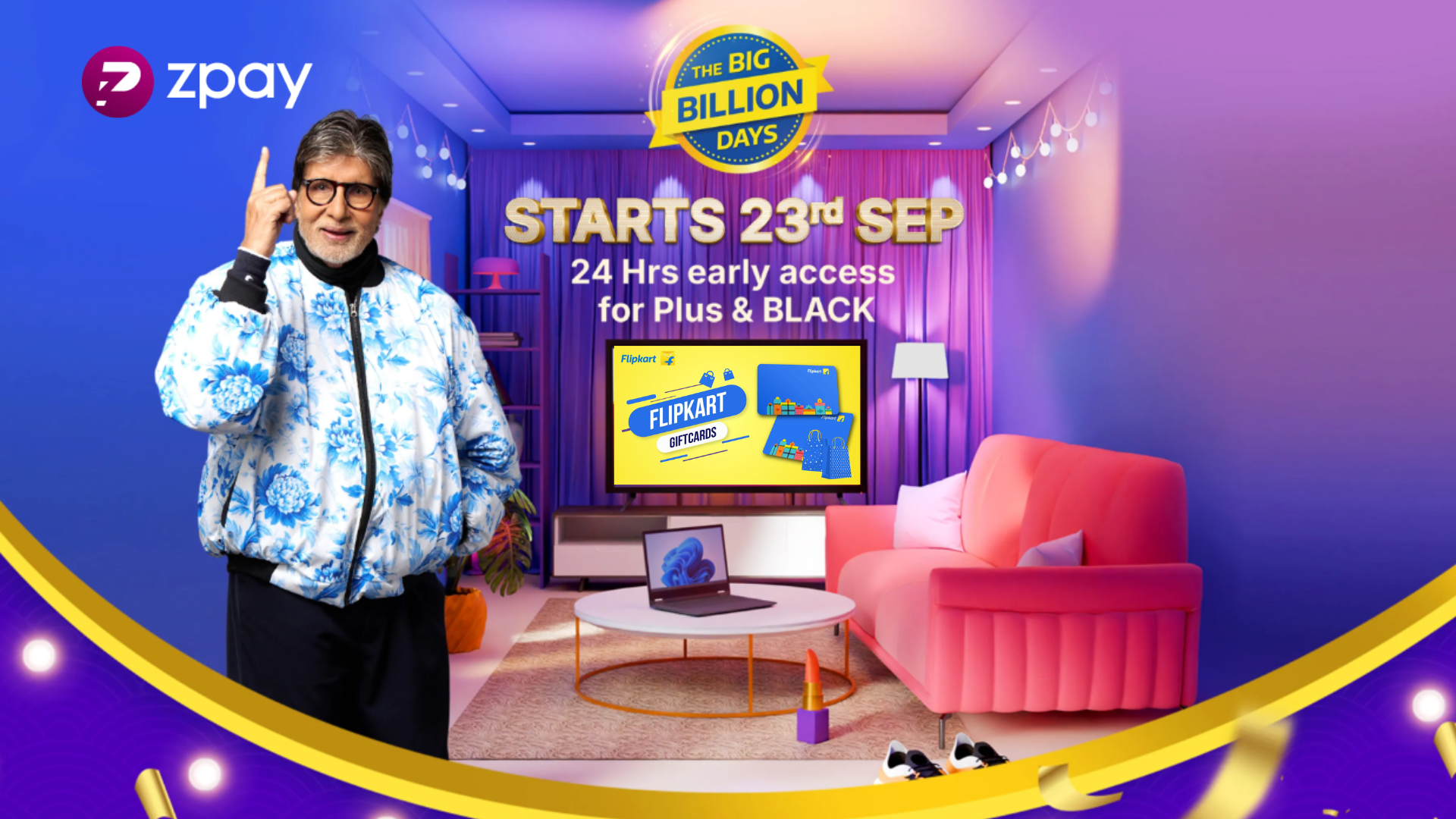 Flipkart Big Billion Days 2025 Kicks Off on September 23 - Zpay