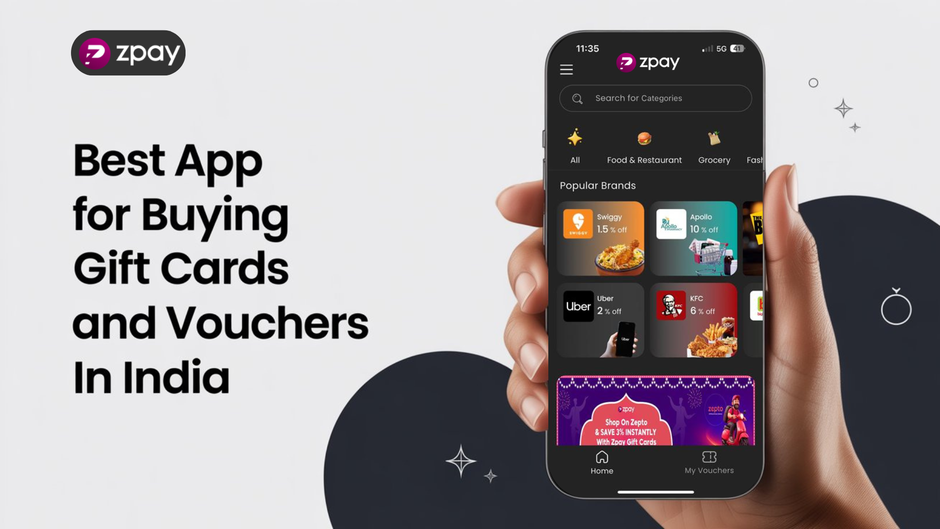 Best App for Buying Gift Cards and Vouchers in India in 2026 - Zpay
