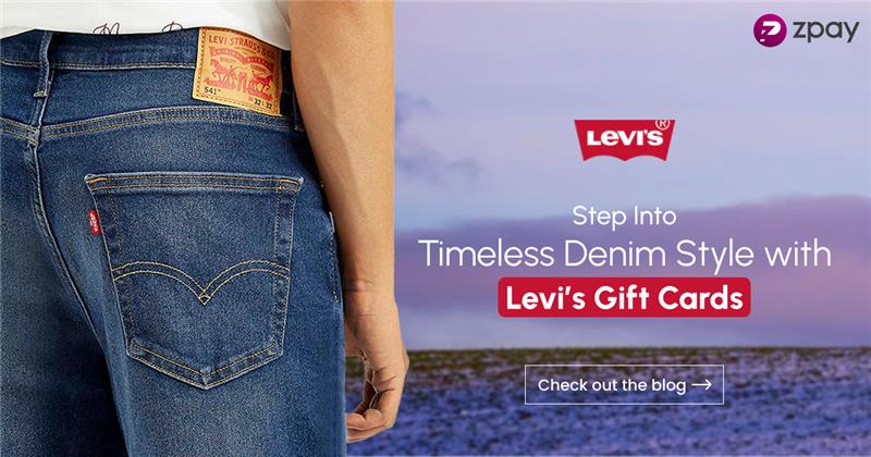 Levi’s Gift Cards Purchased from ZPay