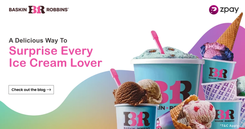 Baskin Robbins gift voucher